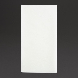 Papirnate brisače Airlaid, zložene v 8 slojih, premium, bele barve, 40x40cm - paket 500 kosov