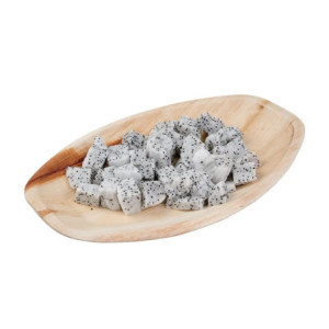 Ovalne krožnike iz palmovih listov 360 x 240 mm - paket 100 kosov, naravni in kompostabilni