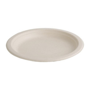 Krožniki ovalne oblike iz kompostabilne bagasse, 198 mm - paket 50 kosov, profesionalne kakovosti