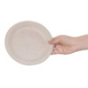 Krožniki ovalne oblike iz kompostabilne bagasse, 198 mm - paket 50 kosov, profesionalne kakovosti