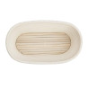 Ovalna košara za fermentacijo iz ratana 250x150x80 mm Vogue: Popolna pekarna & enakomerna fermentacija