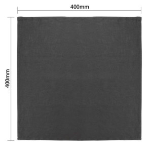 Prti iz črnega lanu 400x400mm - 12 kosov: Eleganca in kakovost Olympia