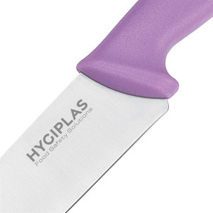 Nož za kuhanje Hygiplas - Natančnost 215mm, Vijoličast ročaj