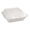 Kompostabilne škatle Bagasse 223mm - paket 200 kosov, okolju prijazne