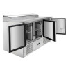 Saladette Compact - 3 Vrata s Strešnim Odpiranjem - Dynasteel