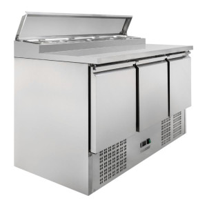 Saladette Compact - 3 Vrata s Strešnim Odpiranjem - Dynasteel