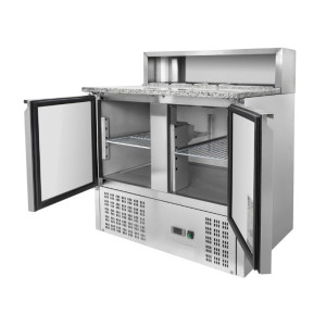 Hladilna omara za pico - 2 vrata - 5 GN 1/6 posod - Dynasteel