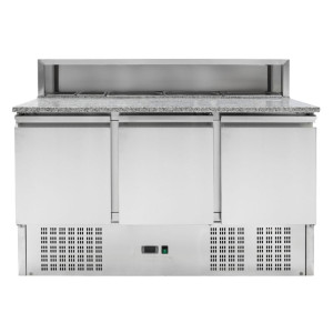 Hladilna omara za pico - 3 vrata - 8 GN 1/6 posod - Dynasteel