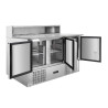 Hladilna omara za pico - 3 vrata - 8 GN 1/6 posod - Dynasteel