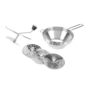 Mlinček za zelenjavo 3 rešetke - 2, 3 in 4 mm - Dynasteel