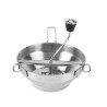 Mlinček za zelenjavo 3 rešetke - 2, 3 in 4 mm - Dynasteel