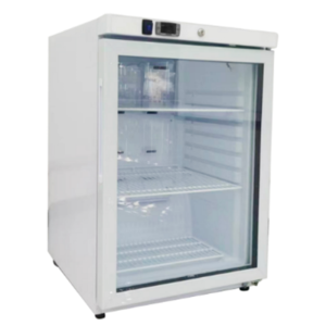 Mini hladilna omara 200 L - Pozitivna steklena inox - Dynasteel
