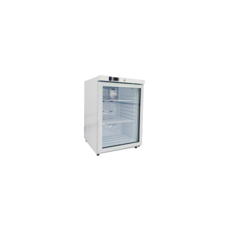 Mini hladilna omara 200 L - Pozitivna steklena inox - Dynasteel Mini hladilna omara 200 L - Pozitivna steklena inox - Dynasteel