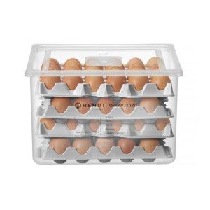 Boîte à œufs OVOBOX 120 HENDI - Stockage efficace des œufs