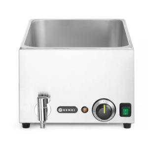 Bain-marie kuhinjska linija z odtokom.