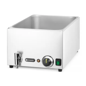 Bain-marie kuhinjska linija z odtokom.