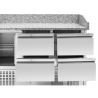 Pohištvo za pizzo s hladilnikom Compact 600x400 - Dynasteel