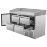 Pohištvo za pizzo s hladilnikom Compact 600x400 - Dynasteel
