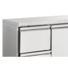 Pozitivna hladilna miza - 3 vrata in 2 predala - Dynasteel