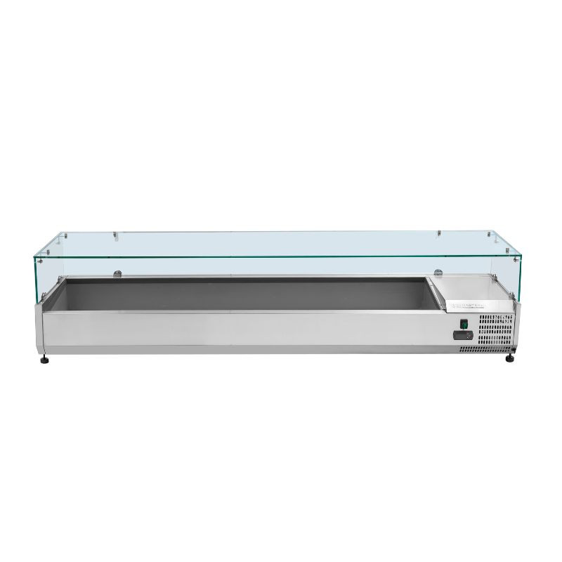 Saladette Réfrigérée à Poser Vitrée - 9 x GN 1/3 - Dynasteel Saladette Réfrigérée à Poser Vitrée - 9 x GN 1/3 - Dynasteel