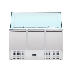 Saladeta Hladilna 4 GN 1/1 - 3 Vrata - Dynasteel