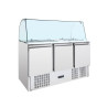 Saladeta Hladilna 4 GN 1/1 - 3 Vrata - Dynasteel