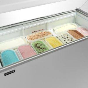 Vitrina za sladoled TEFCOLD - Optimalno shranjevanje & elegantna predstavitev