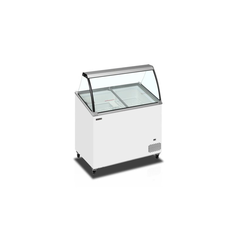 Vitrina za sladoled TEFCOLD - 264 L: Dekorativni zamrzovalnik za sladoled