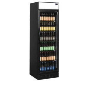 Hladilna vitrina za pijače TEFCOLD 358L Črna - Eleganten dizajn za vaše pijače