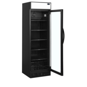 Hladilna vitrina za pijače TEFCOLD 358L Črna - Eleganten dizajn za vaše pijače
