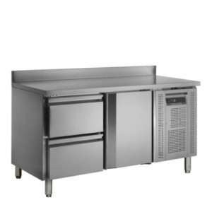 Hladilni pult TEFCOLD 282L nerjaveče jeklo & predali GN1/1