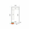 Plošča Hladilna Komora TEFCOLD 1200x2400x2120 mm - Izolacija 80 mm