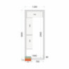 Plošča za Hladilno Komoro 1200x3000x2120 TEFCOLD: Izolacija 80mm & Enostavna Sestava