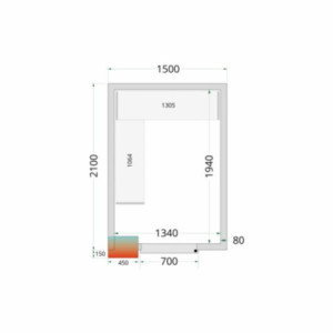 Plošča Hladilna Komora TEFCOLD 1500x2100 mm - Optimalna izolacija za učinkovito ohranjanje