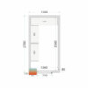 Plošča Hladilna Komora TEFCOLD - Izolacija 80 mm - Prostornina 6,94 m³