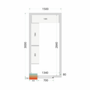 Odkrijte Ploščo za Hladilno Sobo TEFCOLD: Izolacija 80mm, 1500x3000x2200mm