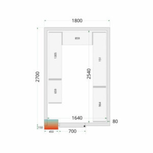 Izolacijska plošča za hladilno komoro 1800 x 2700 mm TEFCOLD - Zmogljivost in modularnost