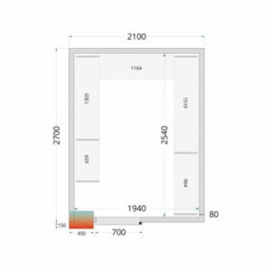 Plošča Hladilne Sobe TEFCOLD 80mm - Kakovostna Izolacija