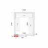 Plošča za hladilno komoro 1800x2100x2200mm TEFCOLD: Optimalna izolacija, enostavna montaža