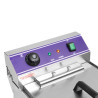 Električni cvrtnik na omarici - 16 L - Dynasteel