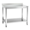Inox delovna miza L1000, AD, Bartscher | Prostorna & robustna