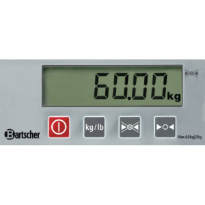 Digitalna tehtnica Bartscher 60kg 20g | Profesionalna kuhinja – Zmogljiva in praktična