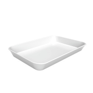 Predstavitveni krožnik iz bele melamine 250x350 mm - Bartscher