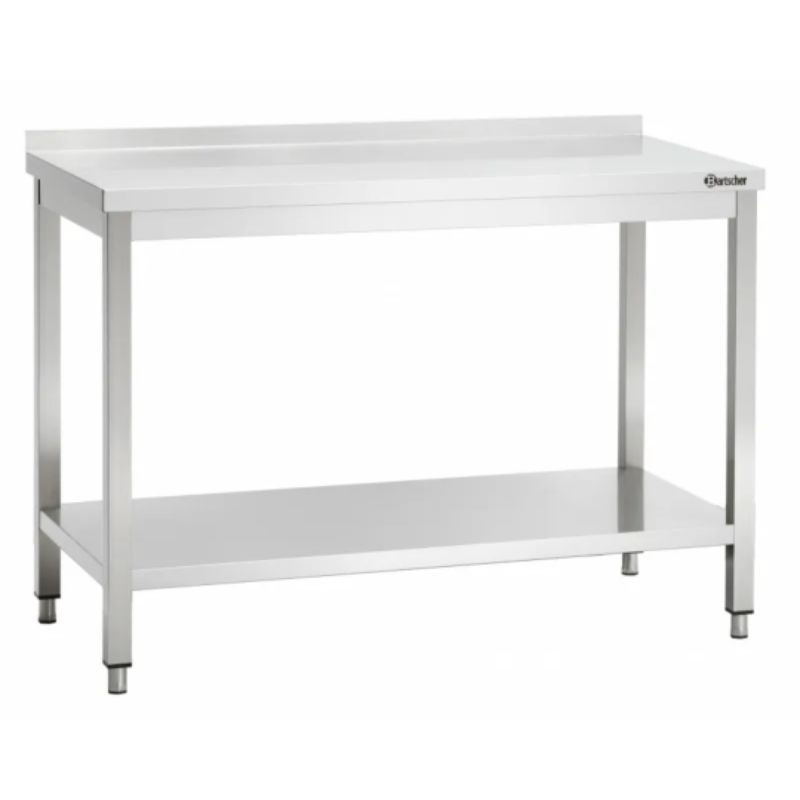 Profesionalna delovna miza Bartscher Inox 1400x600 | Polica | Nastavljive noge