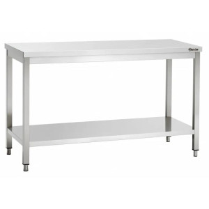 Profesionalna delovna miza iz nerjavečega jekla 600x1300 mm Bartscher