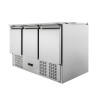 Saladette Compact 3 Vrata - S Pokrovom na Drsnikih - Dynasteel