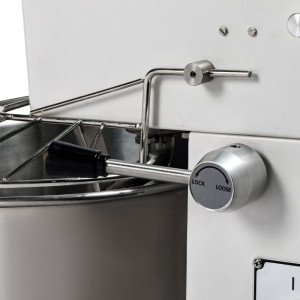 Pétrin 20 L Dynasteel - Odstranljiva posoda, dvignjena glava