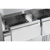 Pozitivna hladilna miza - 4 predali GN 1/2 - Dynasteel