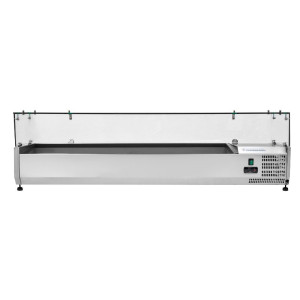 Saladette Hladilna Vitrina za Polaganje - 7 x GN 1/3 - Dynasteel