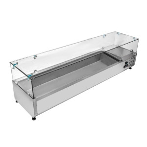 Saladette Hladilna Vitrina - 8 x GN 1/3 - Dynasteel